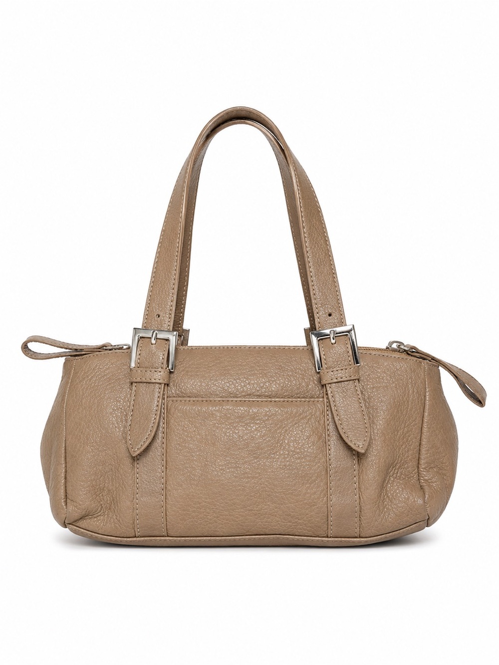 Vintage Amanda Smith Taupe Leather Mini Bag
